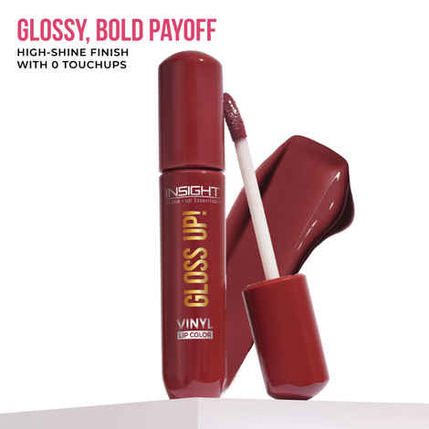 Buy Insight Cosmetics Gloss Up ! Vinyl Lip Color – Earthy Rose - 4 gm - Purplle