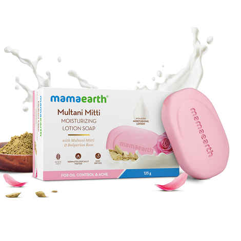 Buy Mamaearth Multani Mitti Moisturizing Lotion Soap 125 gm - Purplle
