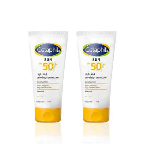 Buy Cetaphil Sun SPF 50 Gel (50 ml)(Pack of 2) - Purplle