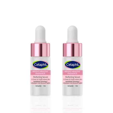 Buy Cetaphil Brightening Healthy Radiance Perfecting Serum 7X Power With Antioxidant C & Advanced Peptide 10 ml(Pack of 2) - Purplle