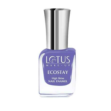 Buy Lotus Make-Up Ecostay Nail Enamel Blue Hues | Easy to Apply | Glossy Finish | 10ml - Purplle