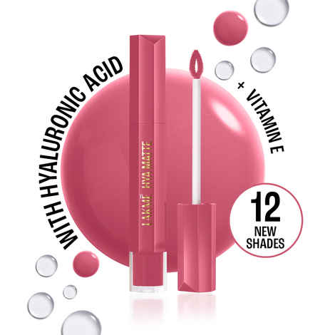 Buy Lakme 9to5 Hya Matte, Werk Rose, Hydrating Liquid Lipstick with Hyaluronic Acid- 5.3 ml - Purplle