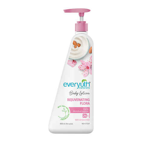 Buy Everyuth Naturals Body Lotion Rejuvenating Flora 500 ml - Purplle