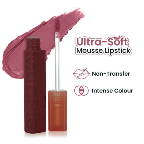Buy Swiss Beauty Mudpie Lipstick | Soft Matte Mousse Finish - 3 gm, Lady Luxe - Purplle