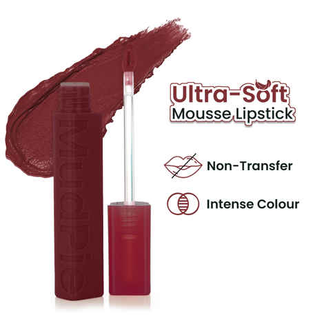 Buy Swiss Beauty Mudpie Lipstick | Soft Matte Mousse Finish - 3 gm, Limitless - Purplle