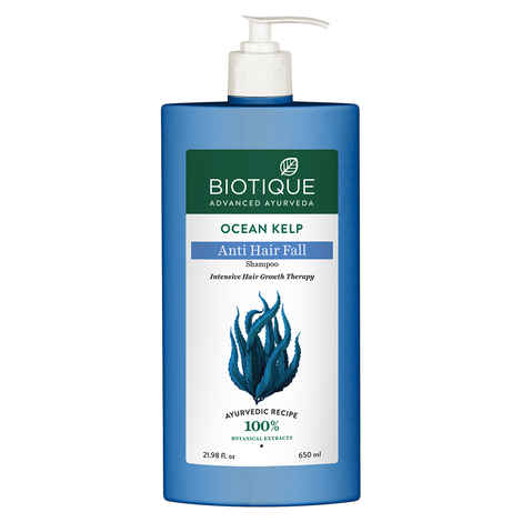 Buy Biotique Ocean Kelp Anti Hairfall Shampoo For Falling Hair (650 ml) - Purplle