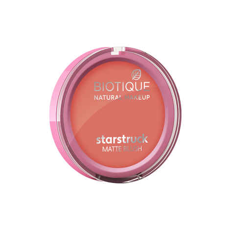 Buy Biotique Natural Makeup Starstruck Matte Blush (Sun Kissed Tan)(6 gm) - Purplle