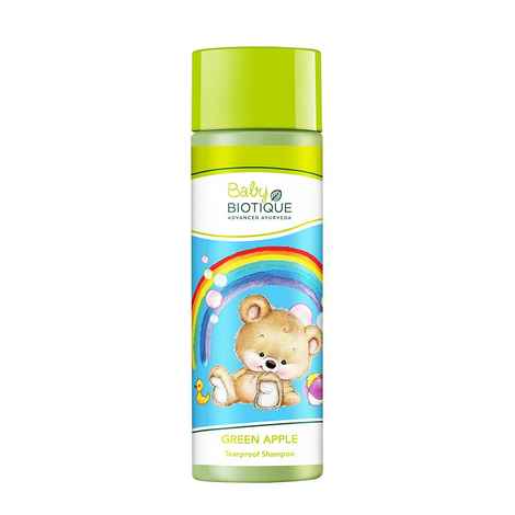 Buy Biotique Teddy Bear Bio Green Apple Tearproof Shampoo (190 ml) - Purplle