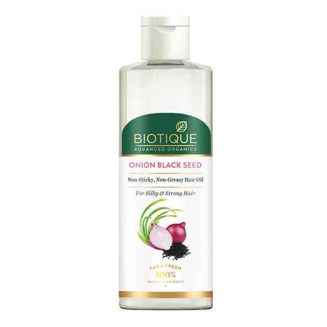 Buy Biotique Advanced Organics Onion Black Seed Hair Oil (200 ml) - Purplle
