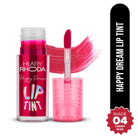 Buy Hilary Rhoda Happy Dream Lip Tint | Hydrating Formula | Infused with Hyaluronic Acid | Cruelty-Free & Glossy Finish | Non-Sticky Formula - 3.7 gm (Cherry Bliss- Shade 04) - Purplle