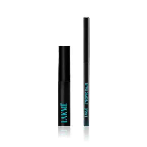 Buy Lakme Power Kajal & Liner Set (Eyeconic Kajal Deep Black – 0.35 gm + 9 to 5 Eyeconic Liquid Eyeliner – 4.5 ml) Combo of 2 - Purplle