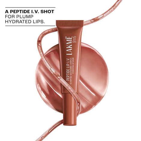 Buy Lakme Peptide Lip IV, Hydrating Lip Balm, Brown Lip Retreat, 10 gm - Purplle