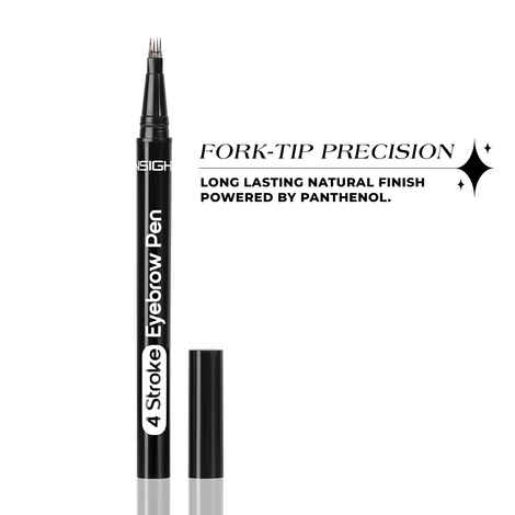 Buy Insight Cosmetics 4 Stroke Eyebrow Pencil – Black - 1 gm - Purplle