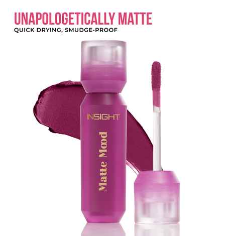 Buy Insight Cosmetics Matte Mood Liquid Lipstick – Plum Squash - 3.5 gm - Purplle