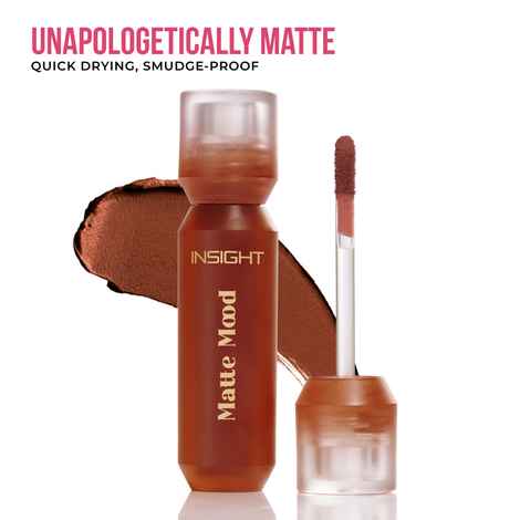 Buy Insight Cosmetics Matte Mood Liquid Lipstick – Nutmeg Nuisance - 3.5 gm - Purplle