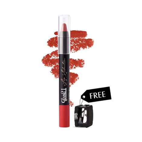 Buy Glam 21 Lip Seduction Non- Transfer Crayon Lipstick| Lightweight & Longlasting|Creamy Matte Formula - 3.6gm| Spring Brick| 26 - Purplle