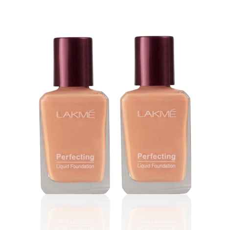 Buy Lakme Forever Matte Foundation For Superior Coverage Vit E Lightweight & Water-Resist Natural Marble 27 ml (Pack of 2) - Purplle