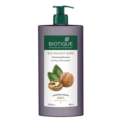 Buy Biotique Walnut Volume & Bounce Shampoo & Conditioner (650 ml) - Purplle