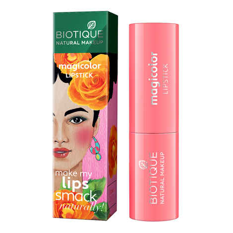 Buy Biotique Natural Makeup Magicolor Lipstick (Winter Kiss)(4.2 gm) - Purplle