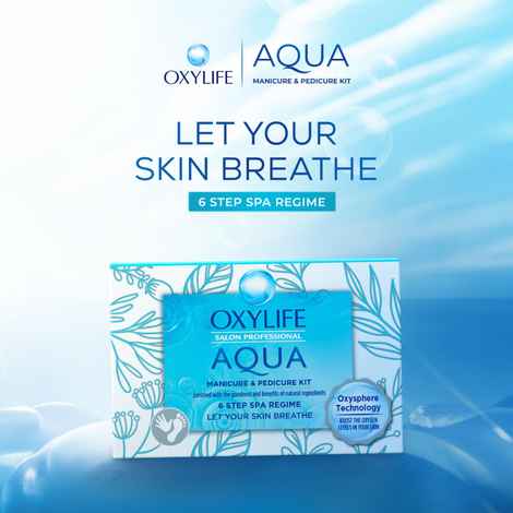 Buy Oxylife Aqua Manicure Pedicure Kit - 70gm - Purplle