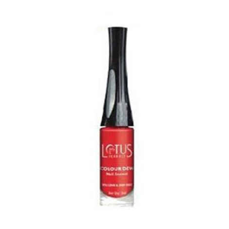 Buy Lotus Herbals Color Dew Nail Enamel Crimson Red 912 (7 ml) - Purplle