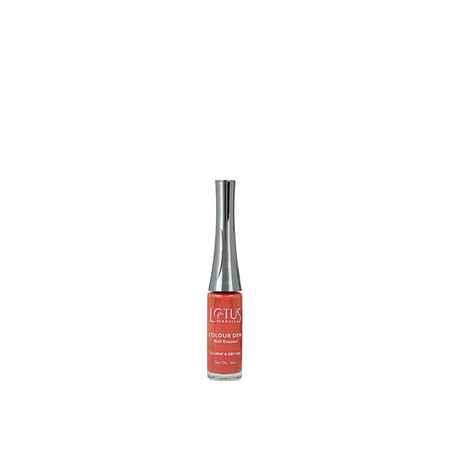 Buy Lotus Herbals Color Dew Nail Enamel Orange Alert 82 (7 ml) - Purplle