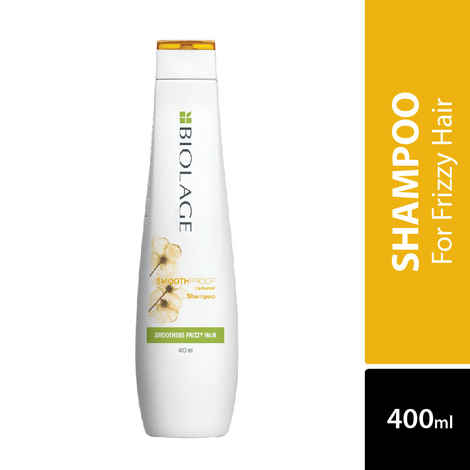 Buy BIOLAGE Smoothproof Shampoo 400ml | Paraben free| Cleanses, Smooths & Controls Frizz | For Frizzy Hair - Purplle