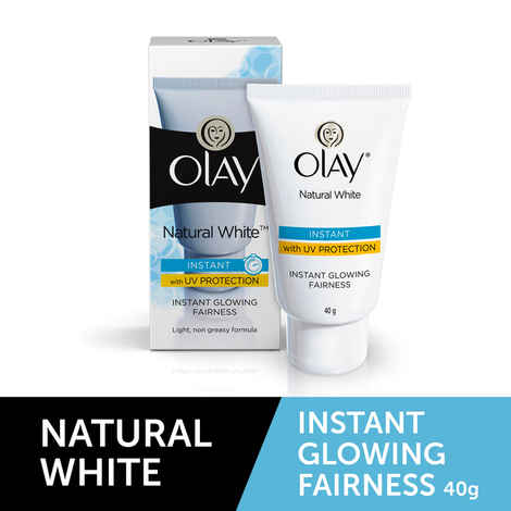 Buy Olay Natural White Light Instant Glowing Fairness Skin Cream (40 g) - Purplle
