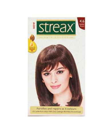 Buy Streax Hair Colour - Red Brown 4.6 (100 ml) - Purplle