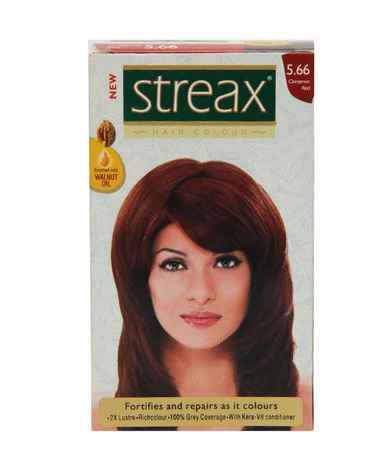 Buy Streax Hair Colour - Cinnamon Red 5.66 (120 ml) - Purplle