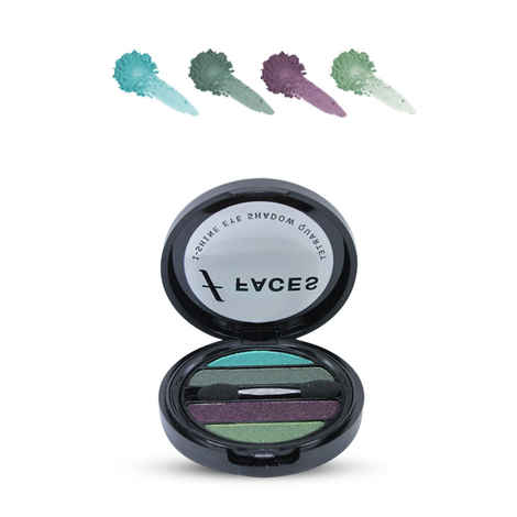 Buy Faces Canada I Shine Eye Shadow Quartet Green (4 g) - Purplle