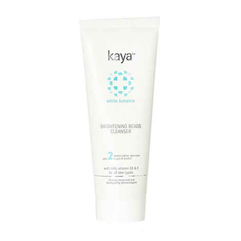Buy Kaya White Lumenis Brightening Beads Cleanser with AHA, Vitamin B3 & E | For all skin types, 100 ml - Purplle
