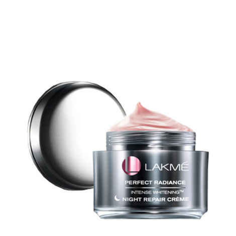 Buy Lakme Perfect Radiance Intense Whitening Night Creme (50 g) - Purplle