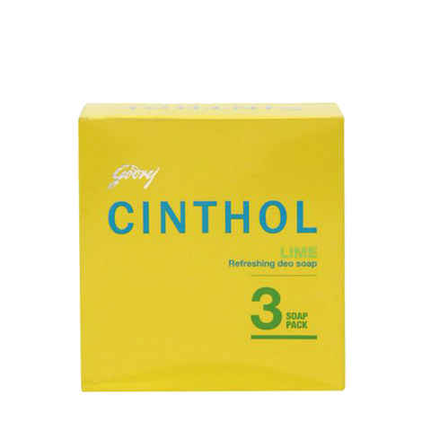 Buy Cinthol Lime Soap (125 g) (Pack of 3)+Free Cinthol Lime Soap (100g) - Purplle