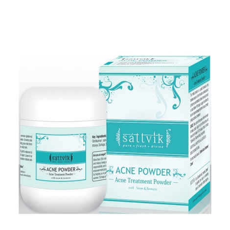 Buy Sattvik Organics Acne Powder (30 g) - Purplle