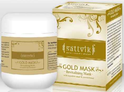 Buy Sattvik Organics Gold Mask (100 g) - Purplle