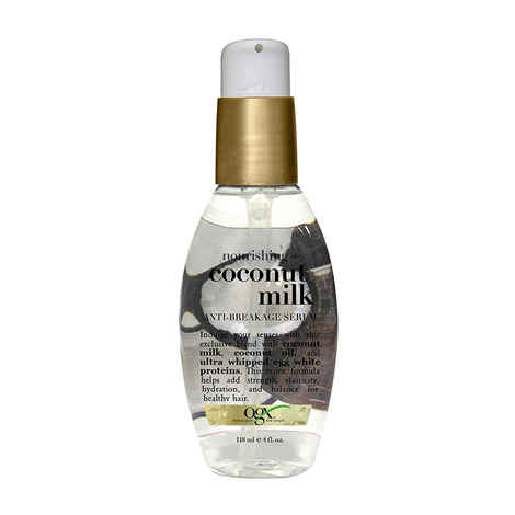 Buy OGX (Organix) Nourishing Coconut Milk Anti-Breakage Serum (118 ml) - Purplle