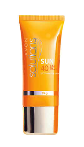 Buy Avon Solutions Sun UV Protective Lotion SPF-40 PA+++ (75 g) - Purplle