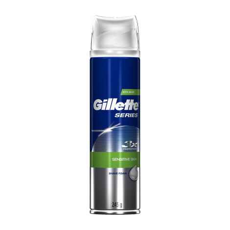 Buy Gillette Series Sensitive Skin Shave Foam (245 g) - Purplle