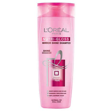 Buy L'Oreal Paris Nutri Gloss Mirror Shine Shampoo (360 ml) - Purplle