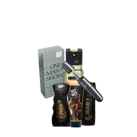 Buy Men Groomin Kit Axe One Man Show Set Wet Andis - Purplle