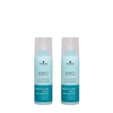 Buy Schwarzkopf Bonacure Moisture Kick Spray Conditioner (200 ml) (Pack of 2) - Purplle