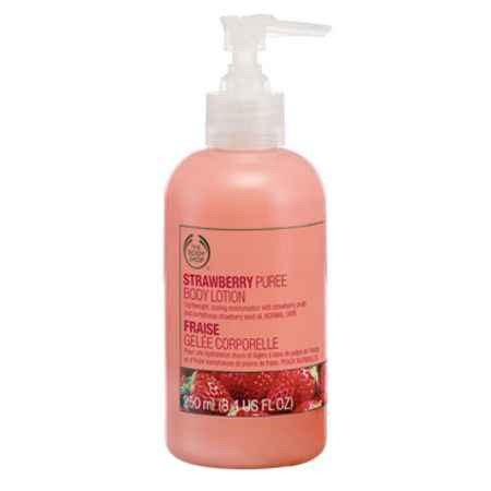 Buy The Body Shop Strawberry Puree Body Lotion (250 ml) (Pack of 2) - Purplle
