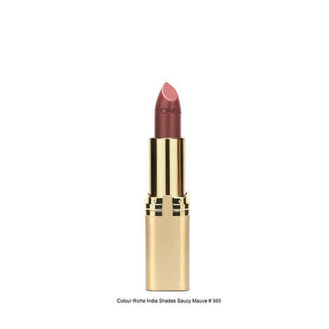 Buy L'Oreal Paris Color Riche Lipstick Saucy Mauve 560 - Purplle