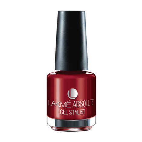 Buy Lakme Absolute Gel Stylist Nail Colour Scarlet Red (15 ml) - Purplle