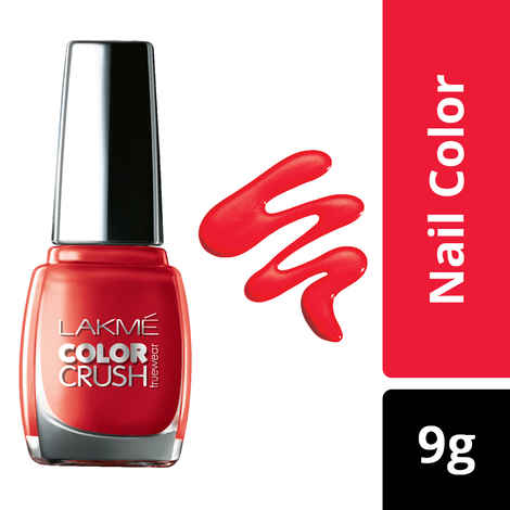 Buy Lakme True Wear Color Crush Nail Color Reds 31 (9 ml) - Purplle