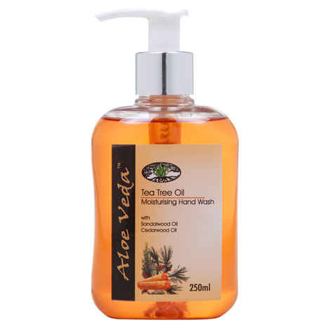 Aloe Veda Tea Tree Oil Moisturising Hand Wash With Sandalwood Oil Cedarwood Oil 250 ml