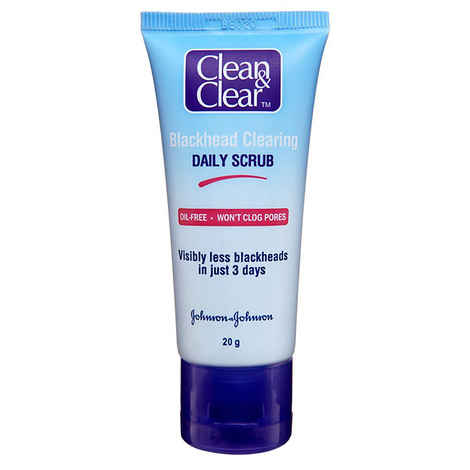 Buy Clean & Clear Blackhead Clearing Daily Scrub (20 g) - Purplle