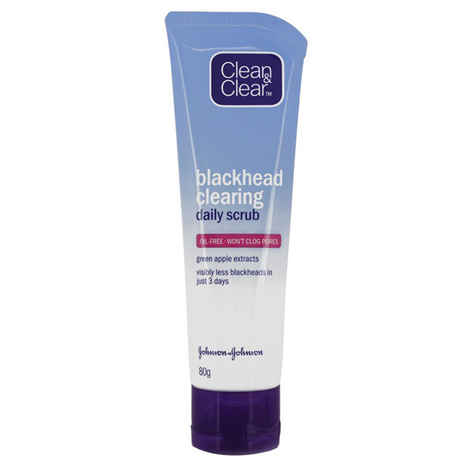 Buy Clean & Clear Blackhead Clearing Daily Scrub (80 g) - Purplle
