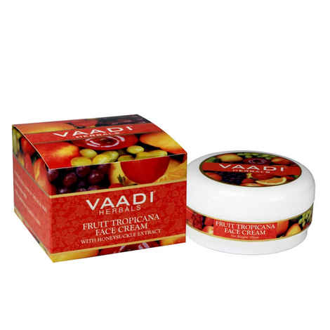 Buy Vaadi Herbals Fruit Tropicana Face Cream With Honeysuckle Extract (90 g) - Purplle